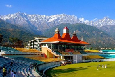 Dharamshala mountain hill stadium HIMACHAL PRADESH