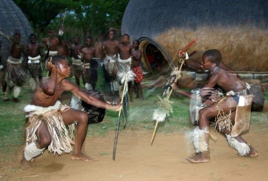 ZULU CULTURE SOUTH AFRICA TRIBE FIGHT VILLAGE